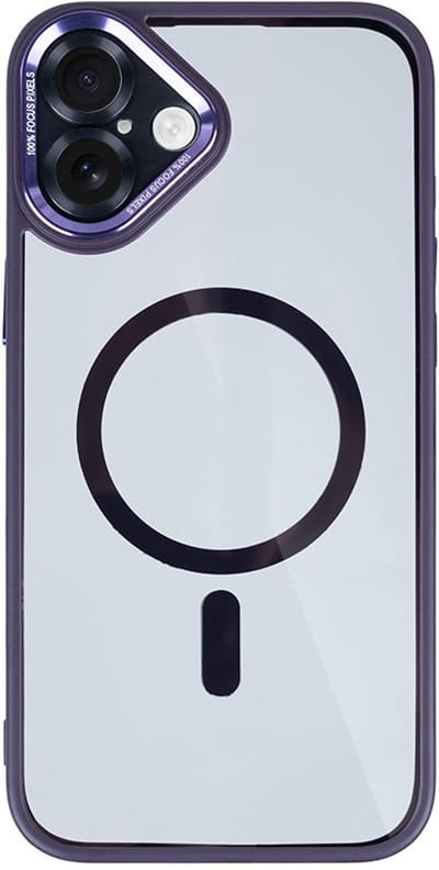 Rixus Classic 04 Case With MagSafe For iPhone 16 Purple