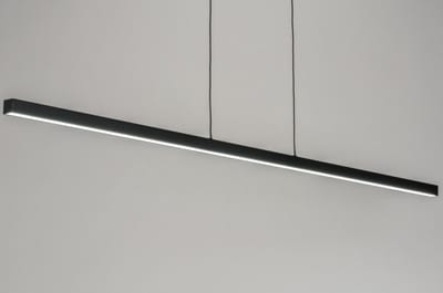 Lumidora Hanglamp 72284 - LEV - Ingebouwd LED - 20.0 Watt - 1500 Lumen - 3000 Kelvin - Zwart - Metaal