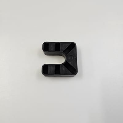 Uitvulplaatjes 20mm met sleuf Zwart x 50 stuks (PITOR®)