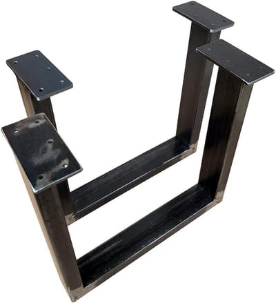 Tafelonderstel - Tafelframe Onderstel - Zelf Tafel Maken - Rechthoekige Buis - 60 x 30 cm - Zwart