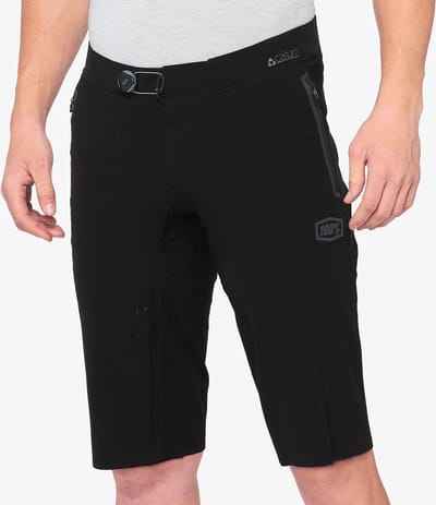 100% Celium Enduro/Trail Korte Broek Heren, black Maat W30