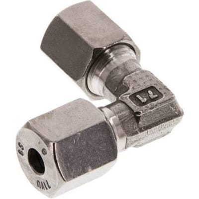 6S RVS Elbow 90deg Snijring 630 Bar DIN 2353 - FL2E-C-ST-06-S