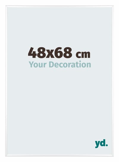 Your Decoration - Puzzellijst 48x68 cm - Wit Hoogglans - Puzzellijst 500-1000 stukjes - Aluminium Fotolijst - Kent
