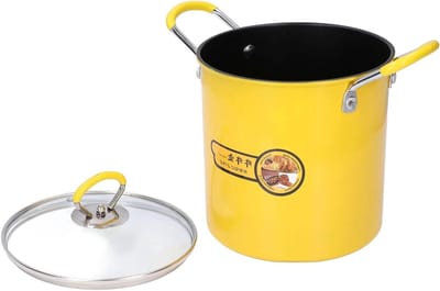Kleine Frituurpan - Mini Frituurpan - Thuis Frituren - Verhoogd Panlichaam - 3L - Zilver