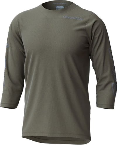 Troy Lee Designs Ruckus T-shirt Met 3/4 Mouw Grijs S Man