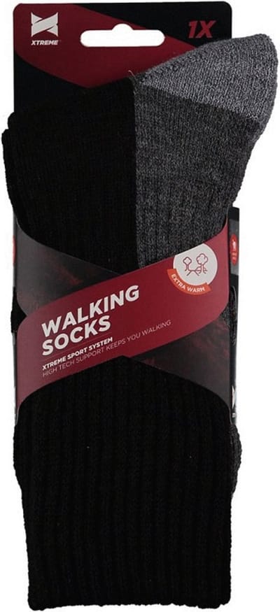 Xtreme 135780 Technische Walking Sokken - Zwart - 42-45