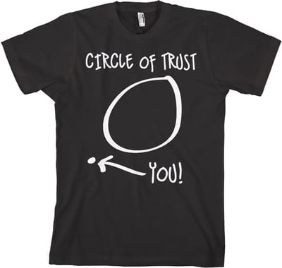 Hybris Circle Of Trust T-shirt zwart