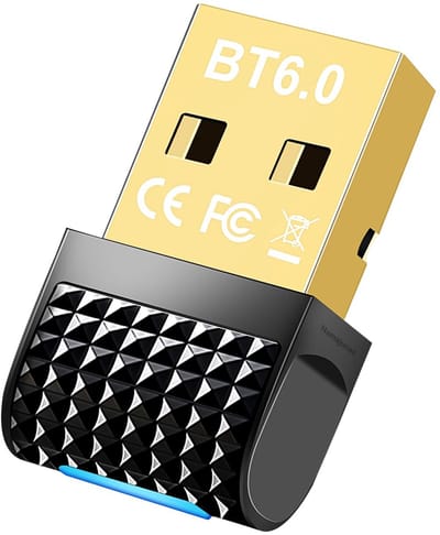 Namajunas - Bluetooth Dongle - Bluetooth 6.0 adapter - USB-adapter - Plug and Play - tot 20 meter - Windows 11/10/8.1/8 - Voor Muis, Toetsenbord, Koptelefoon, Mobiele Telefoon, Controller