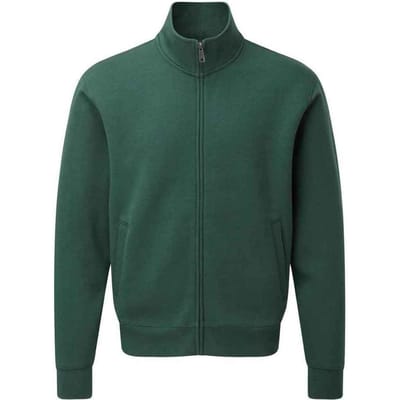 Russell Heren Authentiek Sweatjack (Fles groen)