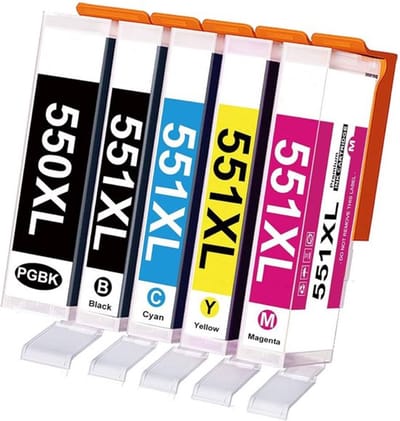 Voordeelset - Vervanger voor Canon 550 XL & 551 XL