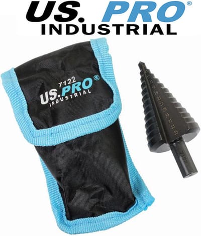 Professionele trapgatboor / stappenboor met titanium nitride coating  5-35 mm