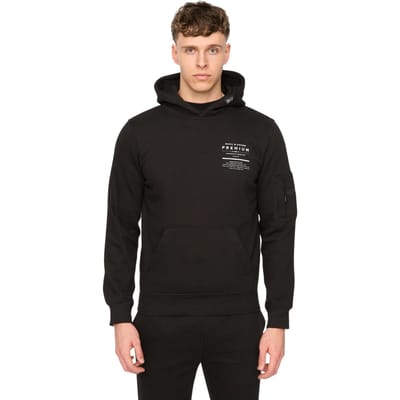 Duck and Cover Heren Rayland Hoodie (Zwart)