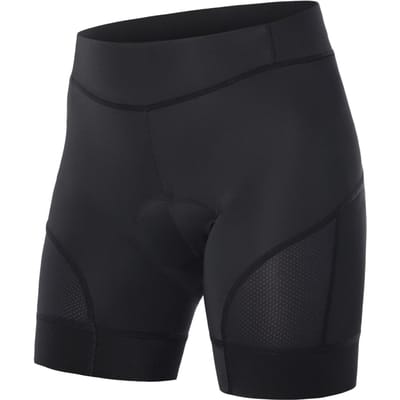 Damesfietsshorts met hoge taille, gewatteerde fietsbroek, ademende workout, actieve shorts, panty's XL