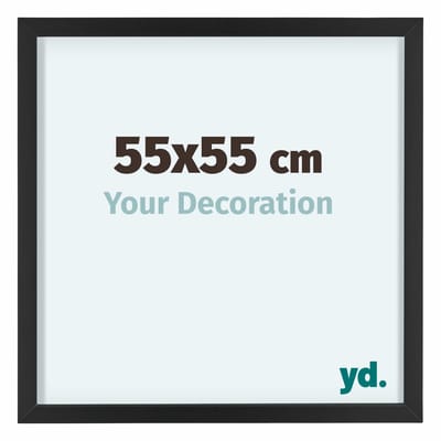 Your Decoration - Fotolijst 55x55 cm - Aluminium - Zwart - Virginia