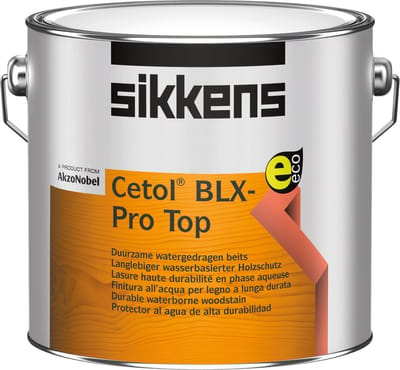 Sikkens Cetol BLX PRO TOP - Transparante beits - Waterbasis - 2.50 L - 006 Lichte Eik