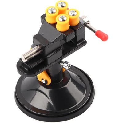 Verstelbare Horloge Achterdeksel Houder Opener Werkbank Deksel Verwijderaar Reparatiegereedschap black
