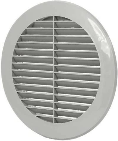 Schoepenrooster diameter: 150mm grijs - VR150P