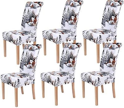 Moderne Eetkamerstoelhoezen - Bi-elastische en Wasbare Beschermers voor Stoelen
