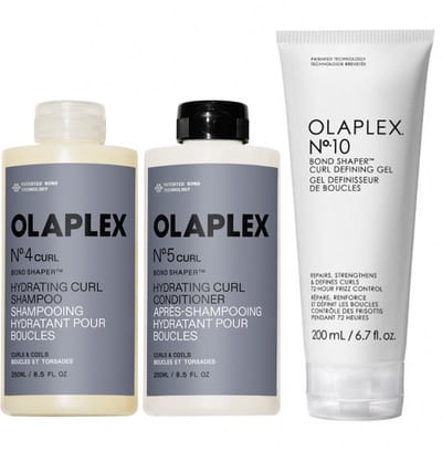 Olaplex Curl Bond Shaper Hydrating Curl Defining Routine No.4 + No.5 + No.10