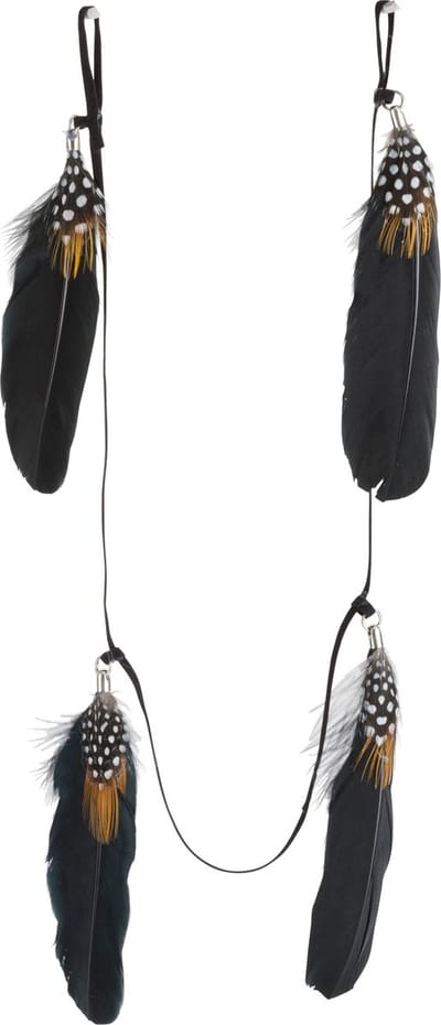 J-Line hanger - veren - bruin/zwart - 2 stuks