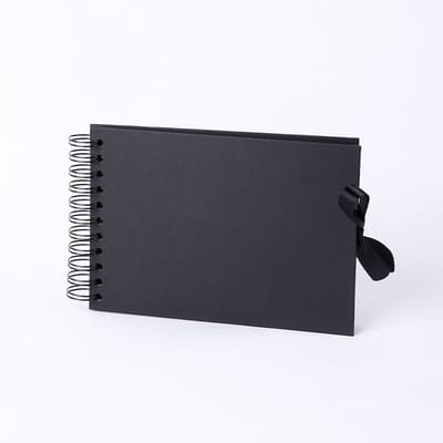 Fotoalbum - DIY Handgemaakt Fotoalbum - 60 Pagina's - Cadeau - Valentijnsdag - Verjaardag - Kinderen - Bruiloft - Reizen - Vakantie - Afstuderen -21.5*15cm-Zwart