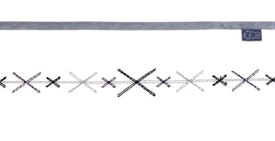 Nijntje Ledikantlaken - Crozz - 100 x 150 cm - borduur + bias band - iron