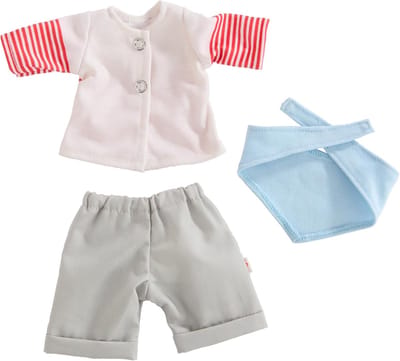 Poppen Kleding Set - Drie Delig Outfit - Zomer Avonturen - Hoge Kwaliteit Afwerking - 30 cm Poppen