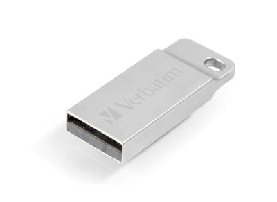 Verbatim Metall-Gehäuse USB-stick 64 GB Zilver 98750 USB-A 2.0