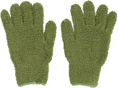Planten afstof handschoenen groen - Microvezel