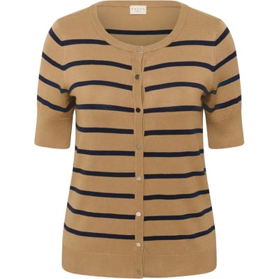 Korte mouwen cardigan dames KAFFE Curve Lizzy