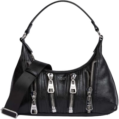 REPLAY schoudertas Crossbody Bag Black zwart