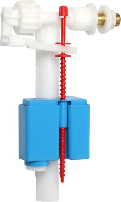 Universeel vlotterventiel voor inbouwreservoirs met gratis waterfilter