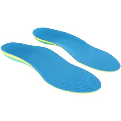 Heren Dames Platvoet Orthopedische Binnenzool Boog Demping Fasciitis Pijnverlichting Correctie VoetkussenGroen L: 41 46 groen
