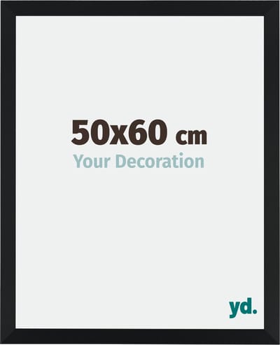 Your Decoration - Fotolijst 50x60 cm - MDF - Zwart Mat - Catania