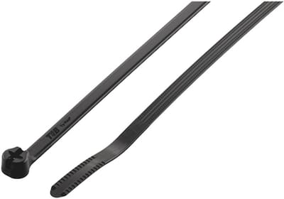 Wurth - Kabelbinder KBL MZUV PA metalen lip goedk. zwart - KBL MZUV kabelbinder van polyamide met metalen tong UV-bestendig, zwart Lengte 186 mm