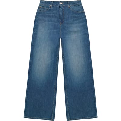 Lee - Stella - Dames Wide Leg Jeans - Blue Arrow