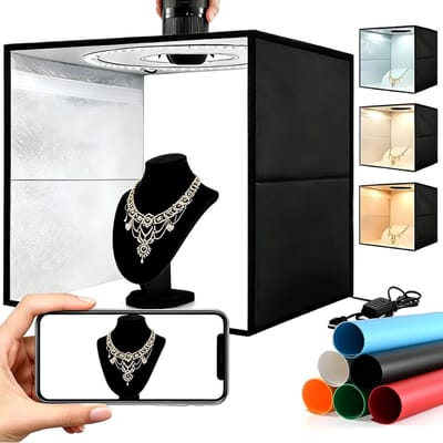 AHD® Fotobox - Fotoboek - Fotoboek Plakalbum - Zwart - 31cm x 41cm x 31cm