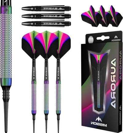 Soft Tip Darts - Wolfraam Darts - Dart Spelen - 90% Wolfraam Vat - 18 gram - Koraal