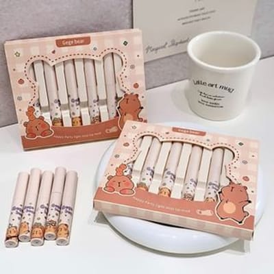 Gege Bear - BUY 3 GET 40% OFF - Happy Party Light Mist Lip Mud Box Set 2g x 6pcs