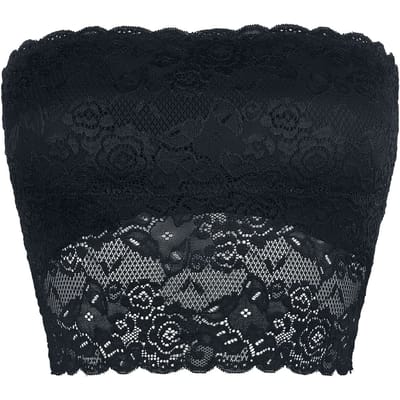 Black Premium by EMP Bandeau - Whispers In The Dark - S tot XXL - voor Vrouwen - zwart