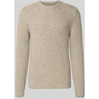 Gebreide pullover van wolmix met ronde hals