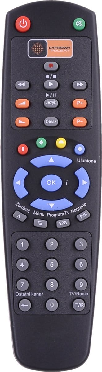 Cyfrowy Polsat Serie - Afstandsbediening - HD5000 - Compatibel - Eenvoudig te Gebruiken