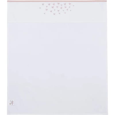 Meyco Baby Hearts wieglaken - soft pink - 75x100cm - 0.3 TOG