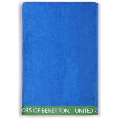 Strandlaken - UNITED COLORS OF BENETTON - Casa - 90 x 160 cm - 100% Katoen - Blauw blauw