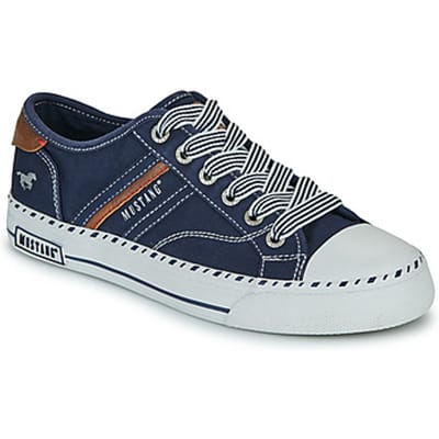 Mustang dames canvas sneaker blauw 26M0152004-navy