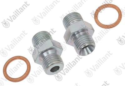 VAILLANT Nippel, Set a 2 st. VKO 156+256+356/3-7 e.a. Vaillant-Nr. , 0020021168