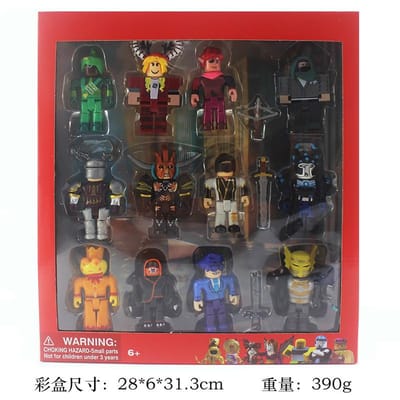 Roblox Actiefiguren 12 Stuks 2,5 Tot 3 Inch Verzamelaar Virtueel Activiteit Karakter Speelgoed Met Accessoires Doos Collectie Ontworpen Voor 12Pcs a set