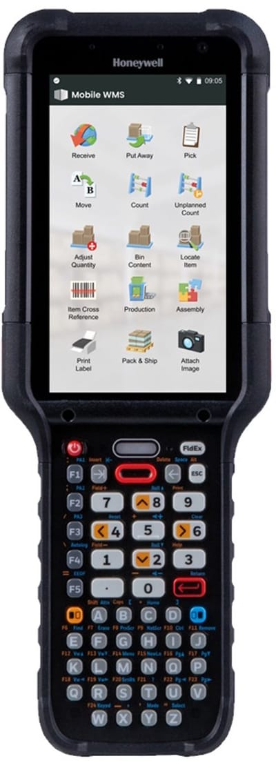 Honeywell CK67 PDA 10,9 cm (4.3) 480 x 800 Pixels Touchscreen 508 g Zwart