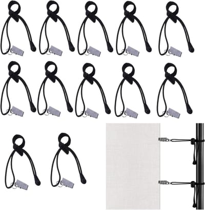Dailygoods - Achtergrondklemmen voor Fotografie - Set van 12 Stuks met Touw voor Studio en Canvas