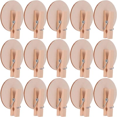 Houten fotoclips en knutselklemmen - mini-wasknijpers voor foto's, kaarten en decoratie